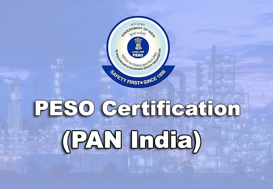 PESO Certification Consultant in india